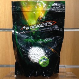 Bille airsoft Rockets 0.25GR - 4000 Billes BIO 1KG