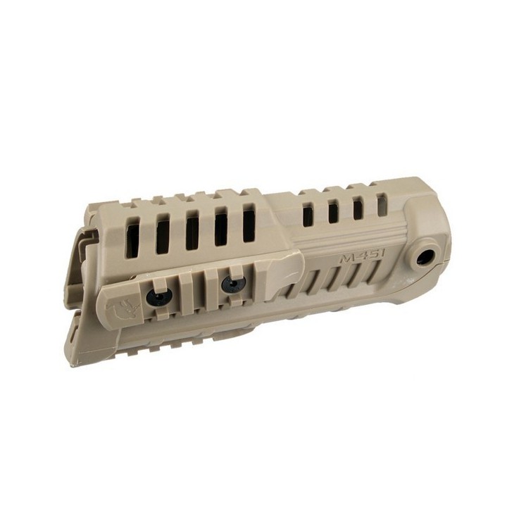 Cheap Version CAA M4S1 Handguard with Extra Rail Dark Earth DE