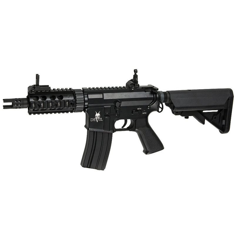 Airsoftrifle, PL, M15 DEVIL, Compact 5''