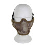Airsoft Strike Half Face Tactical Military Bravo Strike Wire Mesh Mask Desert 
