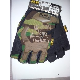 New Style Half Finger Yellow Black Gloves M