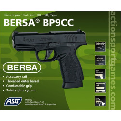 Réplique de poing, GNB, MS, CO2, BERSA BP9CC