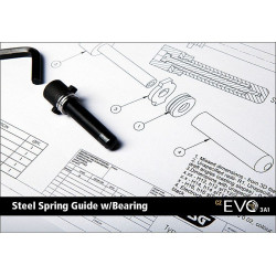 Steel Spring Guide w/Bearing, Scorpion EVO 3 - A1
