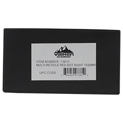 Optics - V Tactical Multi-Reticle Red Dot Sight 1x30MR