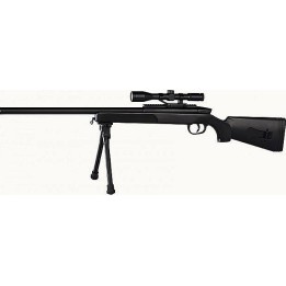 SWISS ARMS Black Eagle M6 sniper 6mm + visee point rouge 25BB's...