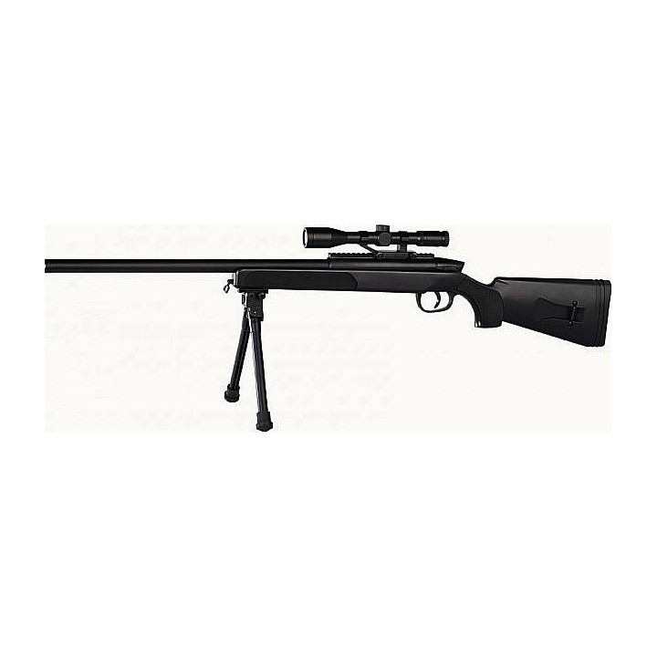 SWISS ARMS Black Eagle M6 sniper 6mm + visee point rouge 25BB's...