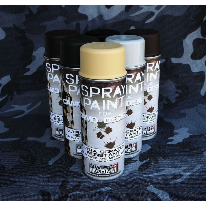 Peinture 400ml Gris pour repliques en metal et plastique