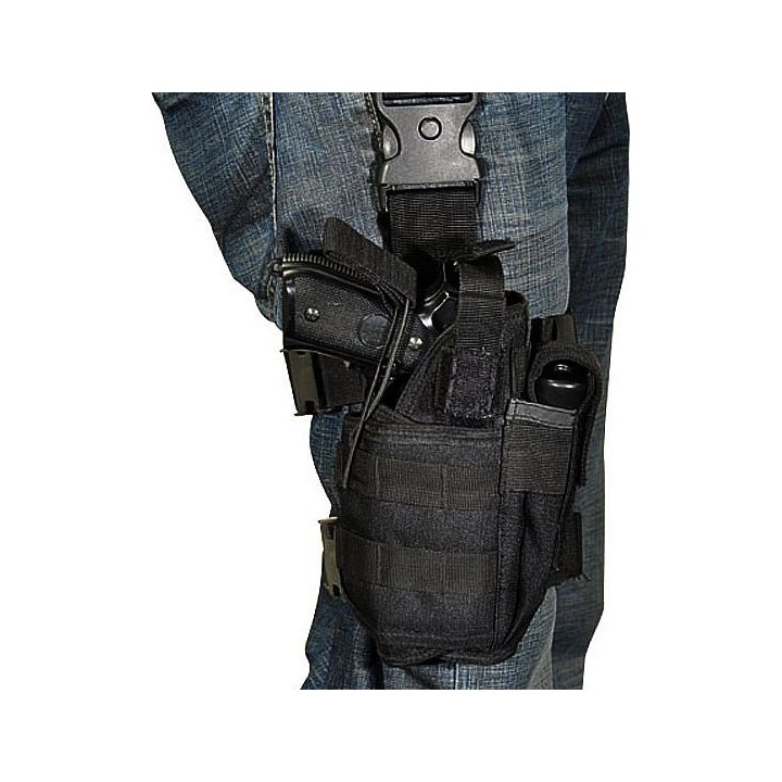 Holster SWISS ARMS de cuisse droit universel Noir Swiss Arms sans...
