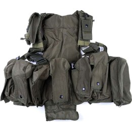 Harnais SWISS ARMS Tactique OD Green - Gilets tactiques
