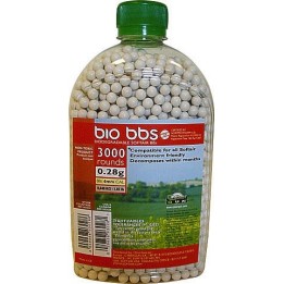 Billes 0,28gr BIO en bouteille de 3000BB's Cybergun sans categorie...