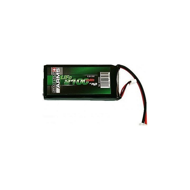 SWISS ARMS LiFe 9,9V 2.100mAh 20C Swiss Arms Libre CONTROLE-QUALITE