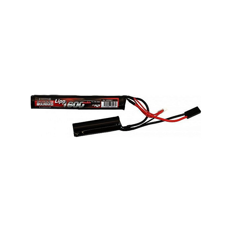 SWISS ARMS Lipo 11,1V 1600mAh 25C Round Crane Stock