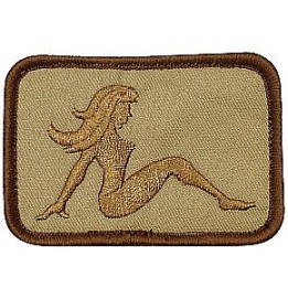 Patch femme marron