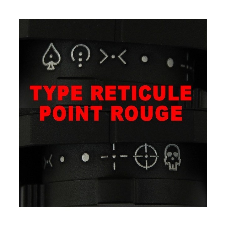 Point rouge red dot swiss arms Point Rouge rechargeable Reflex 8 Reti