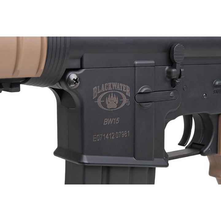 BW15 Dark Earth Compact RIS Polymer réplique longue type M4 électrique