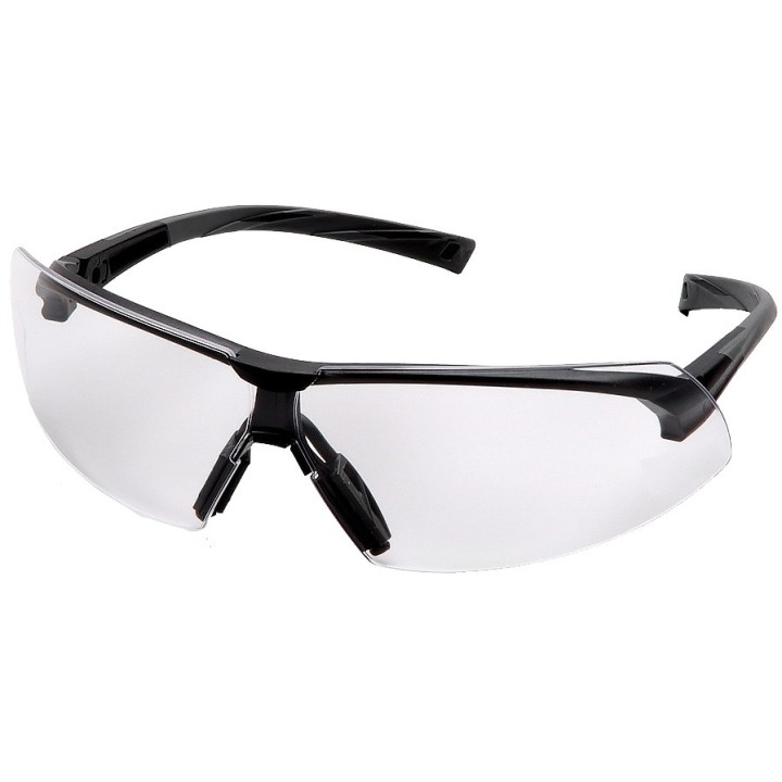 Lunettes SWISS ARMS de protection Transparente Anti-buee Monture noire