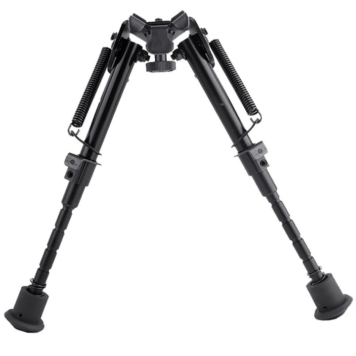 Bi-pied M700 FR Airsoft en alliage métallique noir.