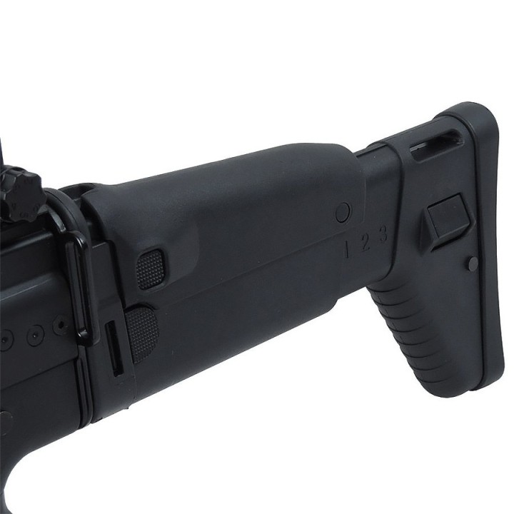 FN SCAR noir electrique 6 mm chargeur metal 450BB's Cybergun