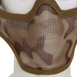 Airsoft Strike Half Face Tactical Military Bravo Strike Wire Mesh Mask Desert 
