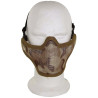 Airsoft Strike Half Face Tactical Military Bravo Strike Wire Mesh Mask Desert 