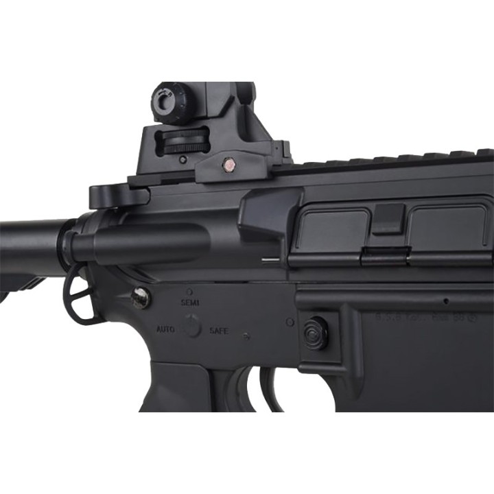 COLT M4 CQB Nylon Fibre elec. 6mm & 2 chargeurs metal 350BB's...