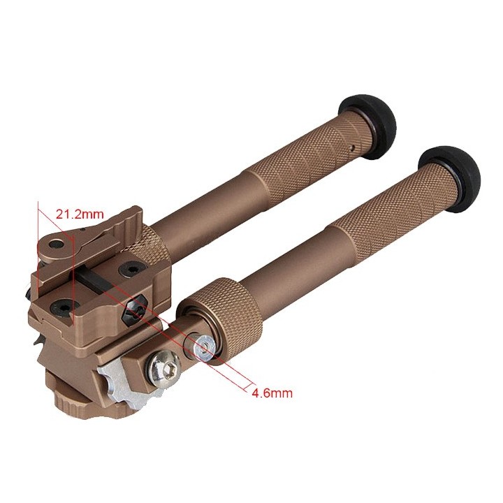 Bipied aluminium léger pour une meilleure précision tir airsoft