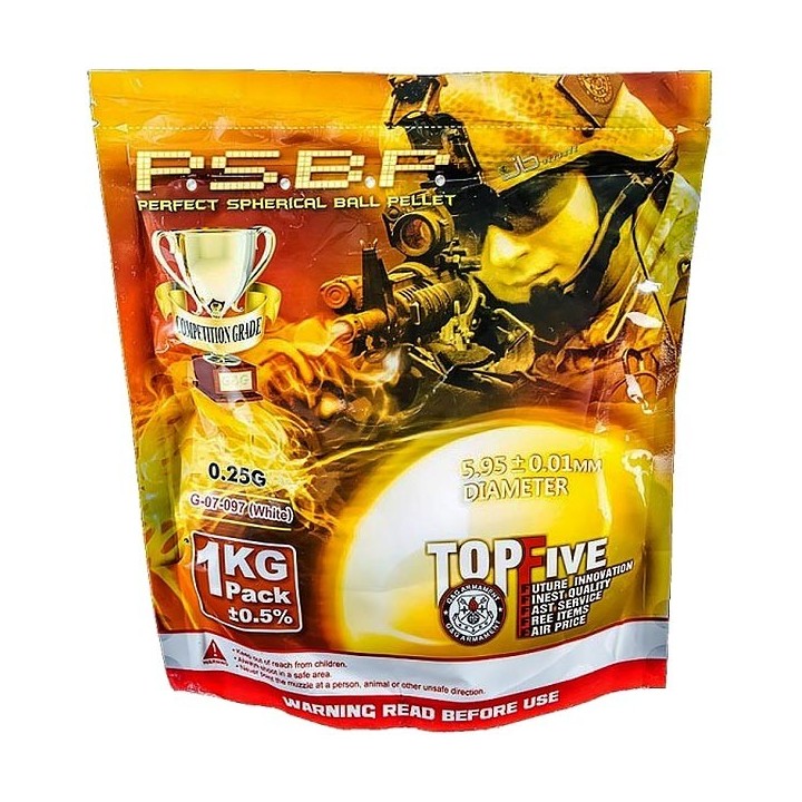 Billes airsoft en gros Perfect 0,25g – 1KG