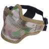 Airsoft Strike Half Face Tactical Military Bravo Strike Wire Mesh Mask Camo 