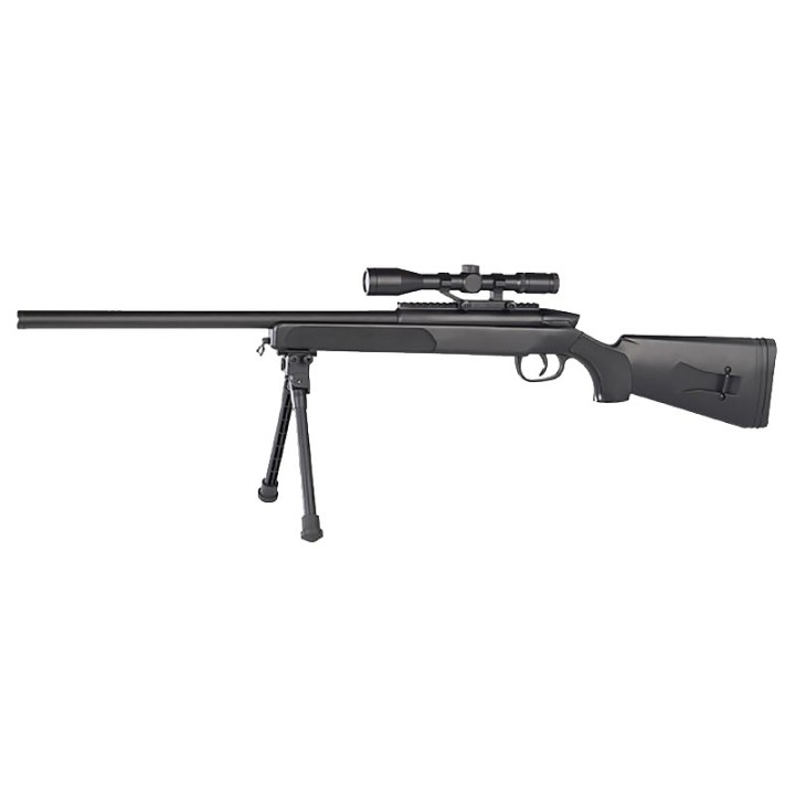 SWISS ARMS Black Eagle M6 sniper 6mm + visee point rouge 25BB's...