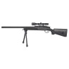 SWISS ARMS Black Eagle M6 sniper 6mm + visee point rouge 25BB's