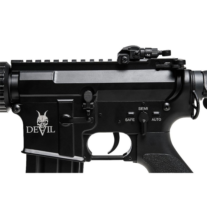 Airsoftrifle, PL, M15 DEVIL, Compact 5''