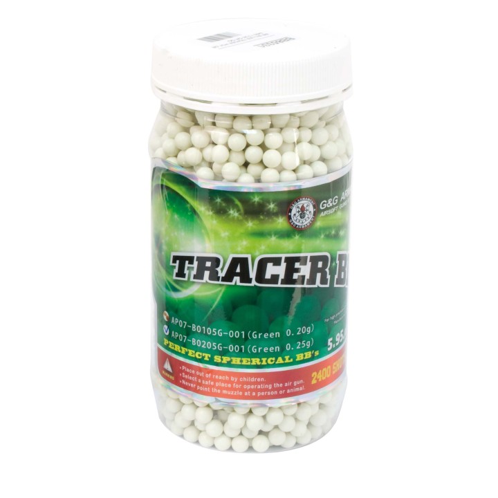 Billes Tracer G&G 0.25G phosphorescente