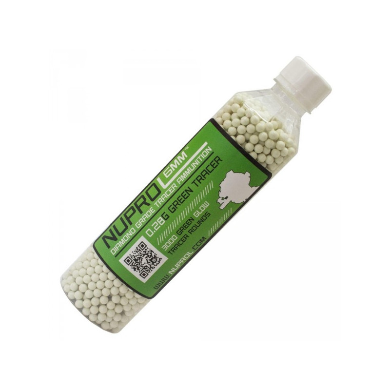 Billes Tracer NUPROL 0.28G phosphorescente 3000 Billes