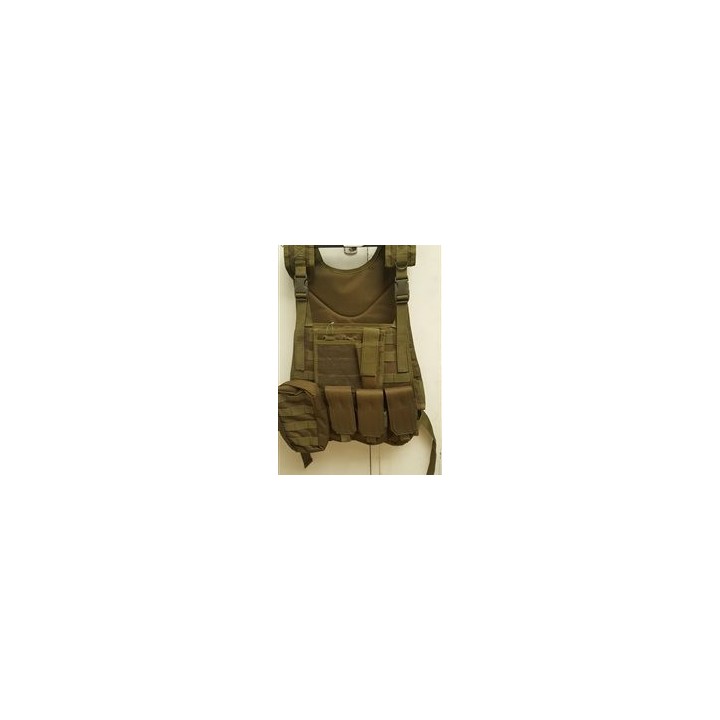 GFC MOLLE Tactical vest CIRAS Maritime type w/pockets -Olive