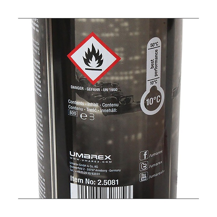 BOMBE GAZ ELITE FORCE 600ML