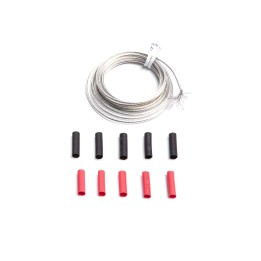 Cablage plaqué argent 2 mètres