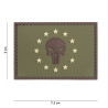 Patch 3D PVC Punisher sight EU green