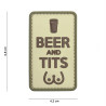 Patch 3D PVC Beer coyote