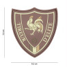 Patch 3D PVC Tireur grey