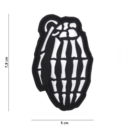 Patch 3D PVC Skull