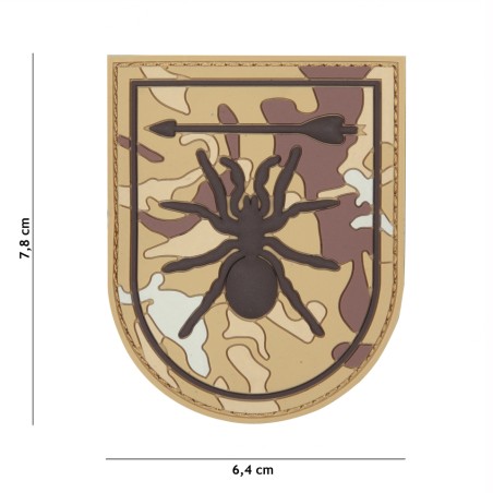 Patch 3D PVC Special Forces Sand