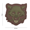 Patch 3D PVC Wolf