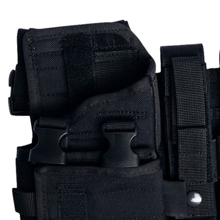 Holster de cuisse, MP5K-M11-MP7-Vz61, ajust., noir