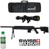 Pack Fusil Sniper SAS 06 Noir Swiss Arms avec bipied