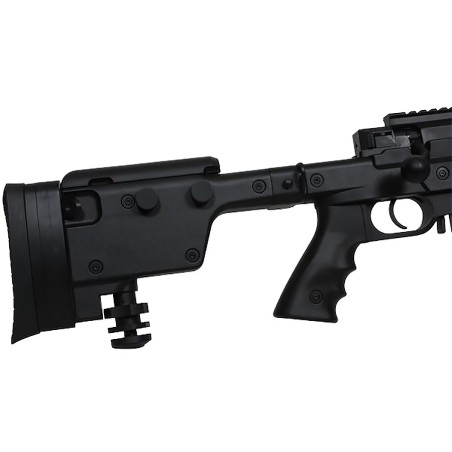 Pack Fusil Sniper SAS 06 Noir Swiss Arms avec bipied