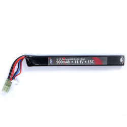 Battery, 11,1V 900 mAh, LI-PO, single stick
