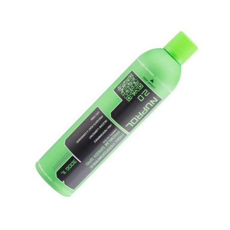 Bouteille gaz airsoft Nuprol 500 ml Green Gaz pour répliques métal