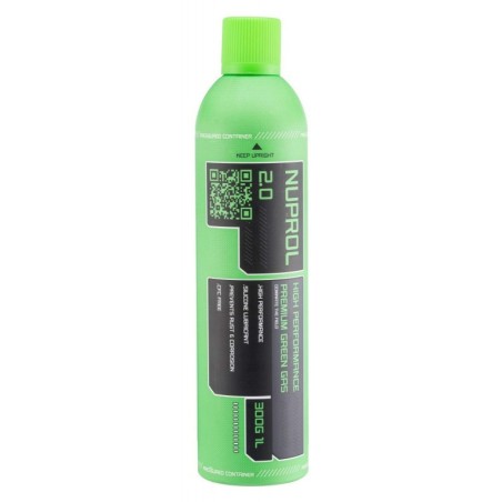 Bouteille gaz Green Gaz pour répliques d'airsoft à culasse métal
