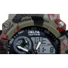 MONTRE TACTIQUE ANALOGIQUE ET DIGITALE NOIRE camo