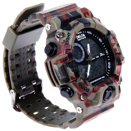 MONTRE TACTIQUE ANALOGIQUE ET DIGITALE, date, heure